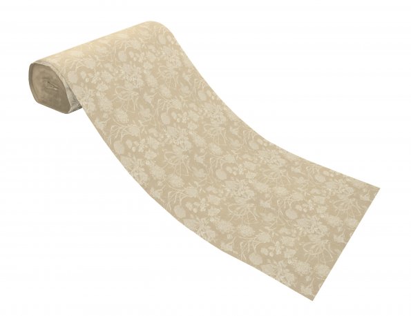 FlowerCuveeLight-beige-Meterware