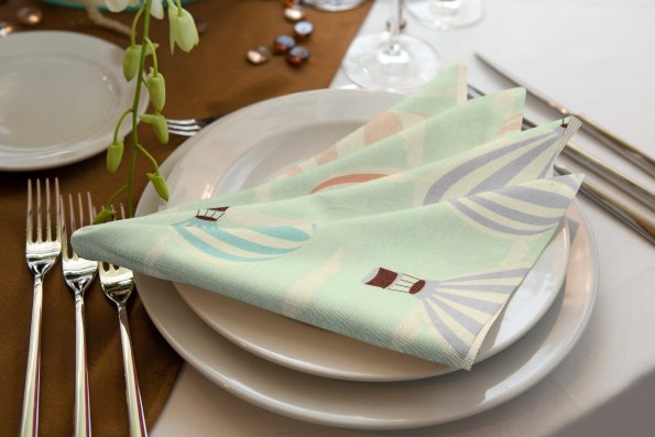 Balloons-Servietten-Milieu